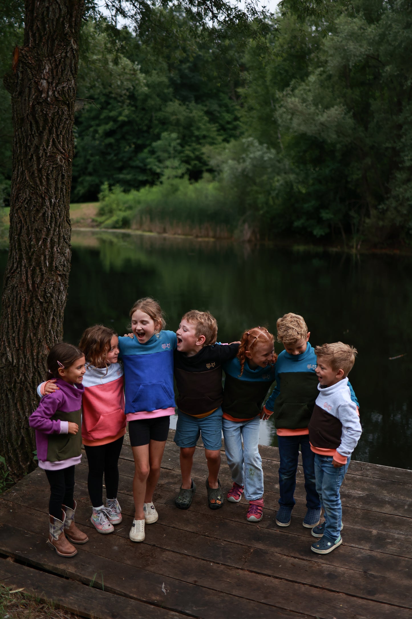 Summer Sunset - Kids Colour Block