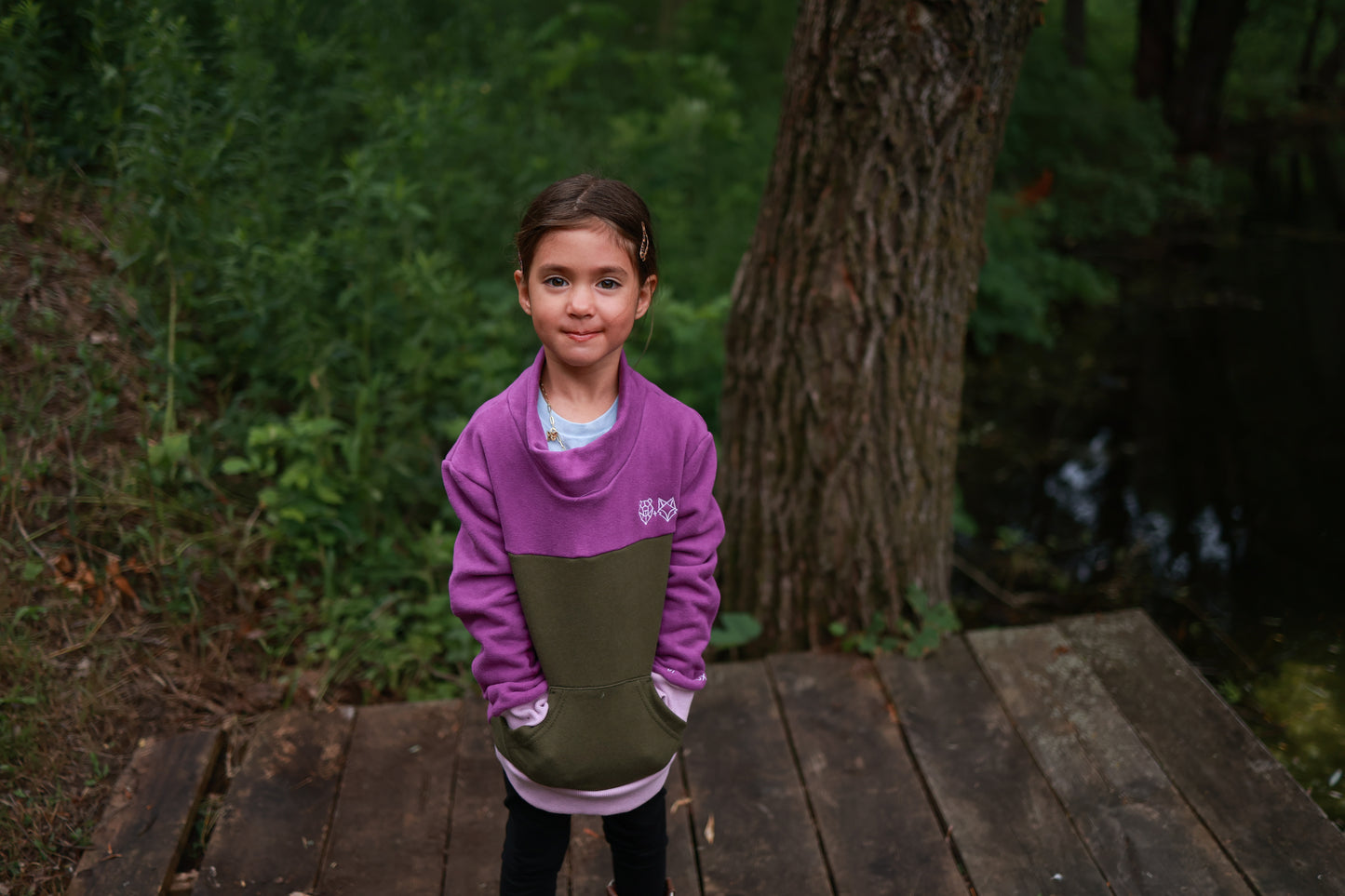 Lavender + Moss - Kids Colour Block