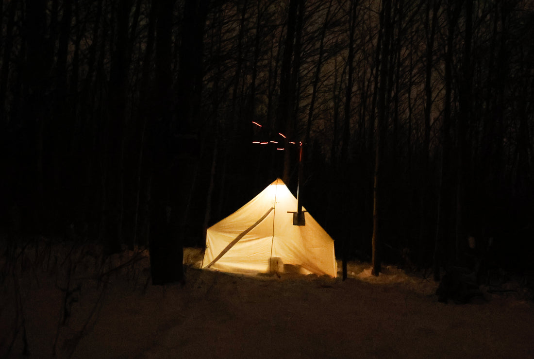 Winter Camping with Abitibi Sled Dogs