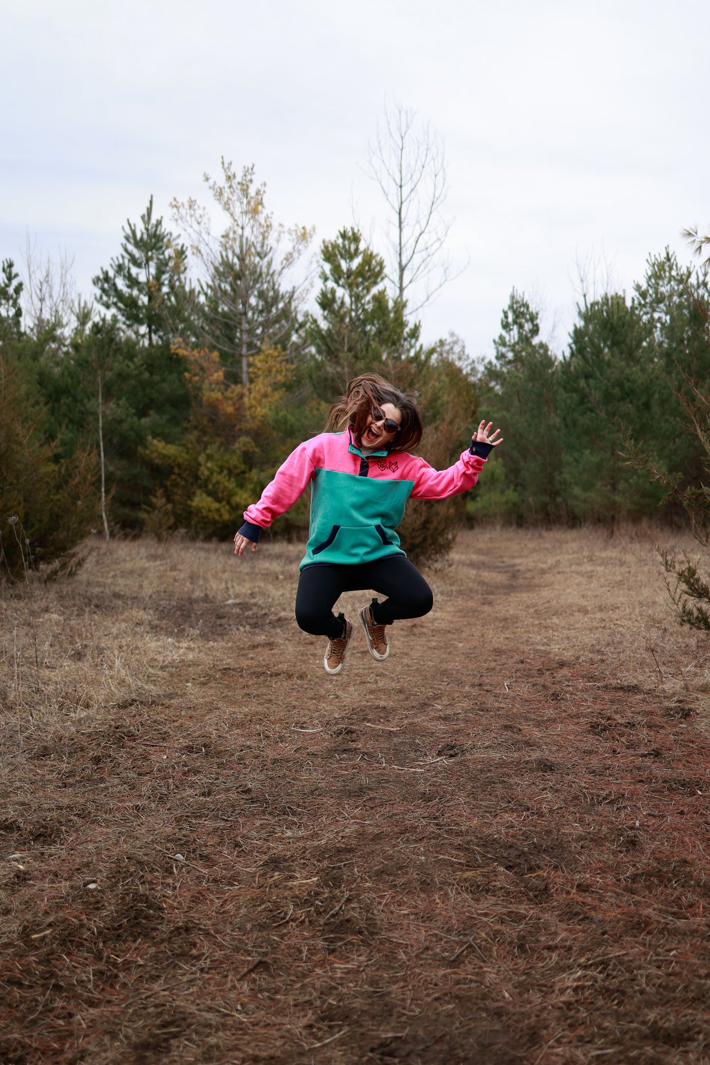 Colour Block Sweater - Yukon Sunrise