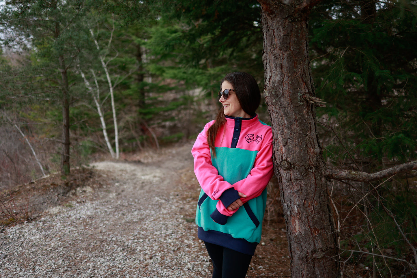 Colour Block Sweater - Yukon Sunrise