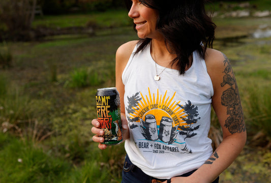 Crackin' Cans + Catchin' Tans Tank
