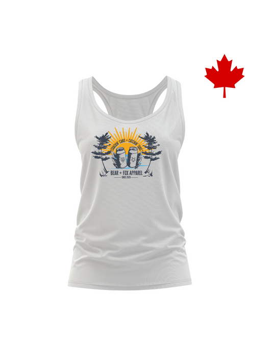 Crackin' Cans + Catchin' Tans Tank