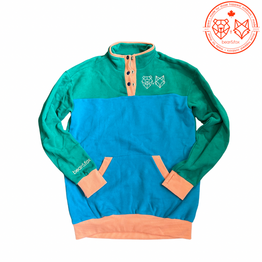 Beach Glass - Colour Block Sweater