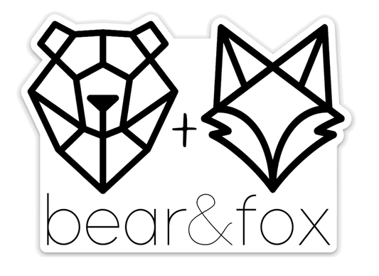 Bear and Fox Apparel car magnet